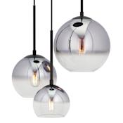 Forte Lighting Callisto 3 Light 16" Wide Multi Light Pendant Black