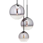 Forte Lighting Callisto 3 Light 18" Wide Multi Light Pendant Black