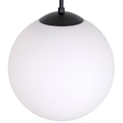 Forte Lighting Selene 12" Wide Pendant Black