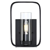 Forte Lighting Kineo 6" Wide Wall Sconce Black