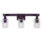 Forte Lighting Myo 3 Light 24" Wide Bathroom Vanity Light Antique Bronze