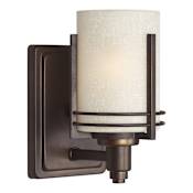 Forte Lighting Jolie Wall Sconce Antique Bronze