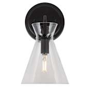 Forte Lighting Beaker Wall Sconce Black