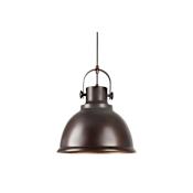 Forte Lighting Single Light 12" Wide Pendant with Metal Shade Antique Bronze