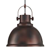 Forte Lighting Harmon 12" Wide Pendant Antique Bronze