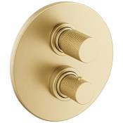 Fortis Agrippina Thermostatic Valve Trim Only - Less Rough In Brushed Gold / Brushed Gold