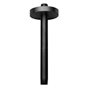 Fortis 6" Ceiling Mounted Shower Arm with Flange Brushed Black