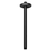 Fortis 12" Ceiling Mounted Shower Arm with Flange Brushed Black