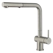 Fortis Spartacus 1.8 GPM Single Hole Pull Out Kitchen Faucet - Includes Escutcheon Brushed Nickel