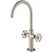 Fortis Industrial 1.2 GPM Single Hole Bathroom Faucet with Pop-Up Drain Assembly Brushed Nickel
