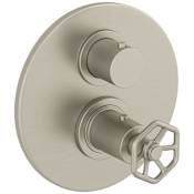 Fortis Industrial Thermostatic Valve Trim Only - Less Rough In Brushed Nickel