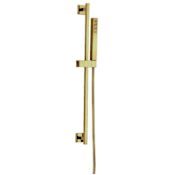 Fortis Doccia 27" Wall Mounted Side Bar with Hand Shower Brushed Gold