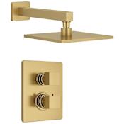 Fortis Scala Shower Only Trim Package with 1.8 GPM Single Function Shower Head Brushed Gold