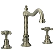 Fortis Caffe Widespread Bathroom Faucet - Free Pop-Up Drain Assembly with purchase Brushed Nickel