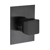 Fortis Abruzzo Single Handle 3-Function Diverter Valve Trim Brushed Black