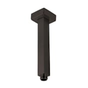 Fortis Abruzzo 7-7/8" Ceiling Mounted Shower Arm with Flange Brushed Black