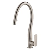 Fortis Romulus 1.8 GPM Single Hole Pull Down Kitchen Faucet - Includes Escutcheon Brushed Nickel