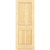 Frameport Colonial 18 Inch by 80 Inch Double Hip 2 Panel Interior Slab Passage Door Unfinished