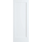 Frameport Shaker 24 Inch by 96 Inch Flat 1 Panel Interior Slab Passage Door Primed