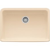 Franke Manor House 27-5/8" x 19-3/4" Single Basin Farmhouse Fireclay Kitchen Sink Biscuit