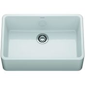 Franke Ceranova 30" Farmhouse Single Basin Fireclay Ceramic Kitchen Sink Glossy White