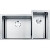 Franke Culinary Center 35-3/16" Undermount Double Basin Stainless Steel Kitchen Sink Diamond