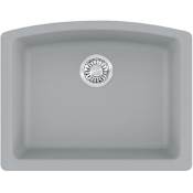 Franke Ellipse 25" Undermount Single Basin Granite Kitchen Sink Stone Grey