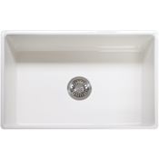 Franke Farm House 30-1/8" Farmhouse/Undermount Single Basin Fireclay Kitchen Sink White