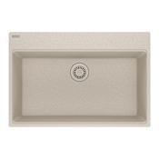 Franke Maris 31" Drop In Single Basin Granite Kitchen Sink Champagne