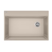 Franke Maris 33" Drop In Single Basin Granite Kitchen Sink with Offset Rear Drain Champagne
