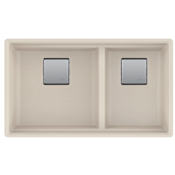 Franke Peak 32" Undermount Double Basin Granite Kitchen Sink Champagne