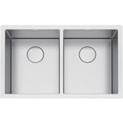 Franke Professional 2.0 31-1/2" Undermount Double Basin Stainless Steel Kitchen Sink Diamond