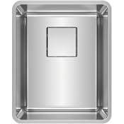 Franke Pescara 14-11/16" Undermount Single Basin Stainless Steel Kitchen Sink Pearl