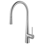 Franke Steel 1.75 GPM Single Hole Pull Down Kitchen Faucet Stainless Steel 316