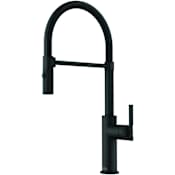 Franke Franke Maris Stripes 1.75 GPM Single Hole Pull Down Kitchen Faucet Matte Black