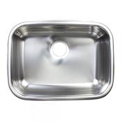 FrankeUSA 24" Single Basin Undermount Stainless Steel Kitchen Sink Stainless Steel