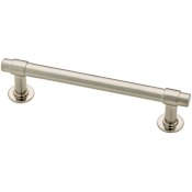 Franklin Brass Francisco Antimicrobial 4 Inch Center to Center Bar Cabinet Pull - Pack of 5 Satin Nickel Antimicrobial