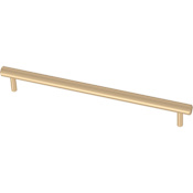 Franklin Brass Oversized 12 Inch Center to Center Bar Cabinet Pull - Pack of 5 Brushed Brass