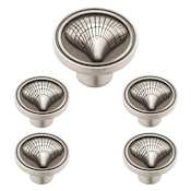 Franklin Brass Cockleshell 1-7/16 Inch Mushroom Cabinet Knob Brushed Satin Pewter
