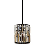 Fredrick Ramond Gemma 1 Light 10-1/2" Wide Pendant Vintage Bronze