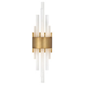Fredrick Ramond Trinity 2 Light 22" Tall LED Wall Sconce Heritage Brass