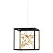 Fredrick Ramond Styx 20" Wide LED Abstract Chandelier Black