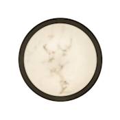 Fredrick Ramond Cava 13" Wide Flush Mount Drum Ceiling Fixture Black Oxide