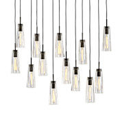 Fredrick Ramond Cosette 13 Light 46" Wide LED Multi Light Pendant Black Oxide