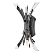Fredrick Ramond Vida 2 Light 17" Tall Wall Sconce Brushed Graphite