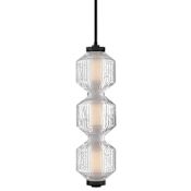 Fredrick Ramond Reign 8" Wide Mini Pendant Black