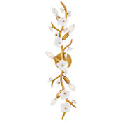 Fredrick Ramond Azalea 5 Light 32" Tall Wall Sconce Distressed Brass
