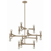 Fredrick Ramond Karma 24 Light 30-1/4" Wide Chandelier Champagne