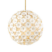 Fredrick Ramond Marianne 7 Light 28" Wide Globe Chandelier Deluxe Gold