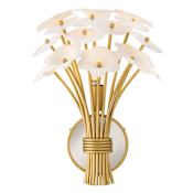 Fredrick Ramond Marianne 14" Tall Wall Sconce Deluxe Gold